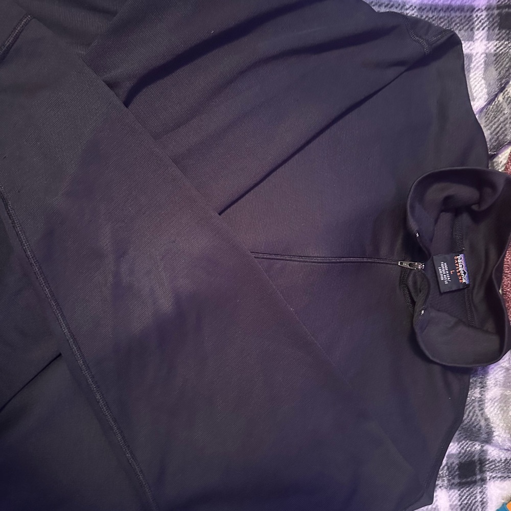 Black Half-Zip Sweatshirt